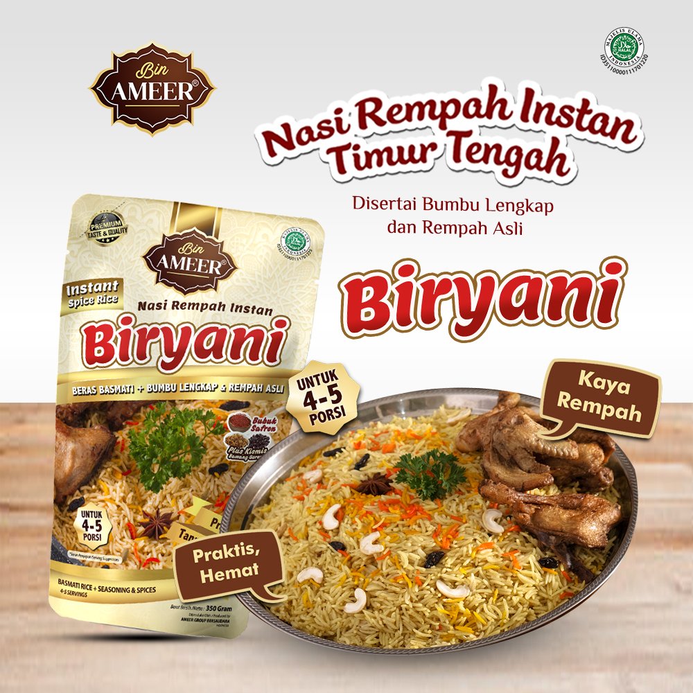 Nasi Biryani 350gr